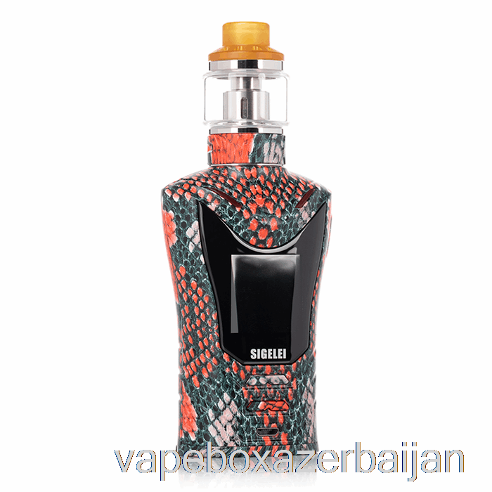 Vape Azerbaijan Sigelei Sobra 198W TC Starter Kit Serpentine Red